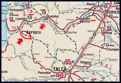 In particolare i comuni di Curepto e di Hualane.