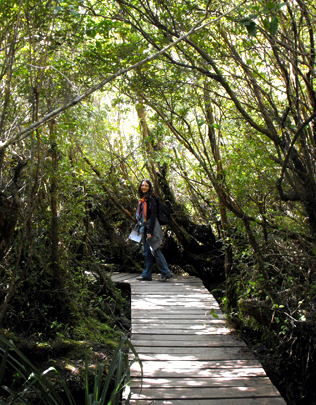 Simona nel parco.