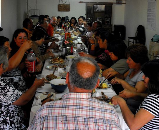 La festa che per salutarci ci ha fatto El Llano.