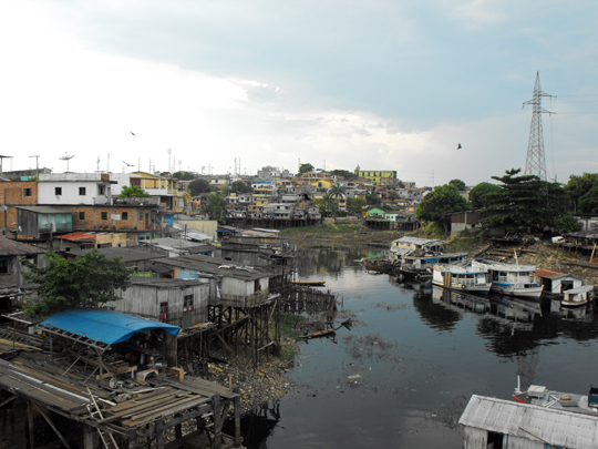 Palafitte di Manaus.